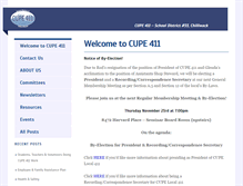 Tablet Screenshot of 411.cupe.ca