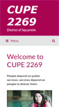Mobile Screenshot of 2269.cupe.ca
