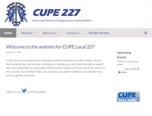 Tablet Screenshot of 227.cupe.ca