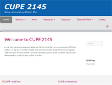 Tablet Screenshot of 2145.cupe.ca