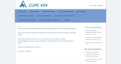 Desktop Screenshot of 454.cupe.ca