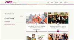 Desktop Screenshot of 1169.cupe.ca