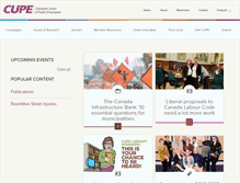 Tablet Screenshot of 1169.cupe.ca