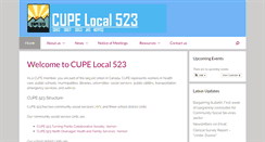 Desktop Screenshot of 523.cupe.ca