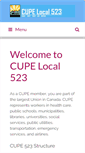 Mobile Screenshot of 523.cupe.ca