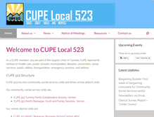 Tablet Screenshot of 523.cupe.ca