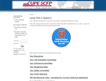 Tablet Screenshot of 254.cupe.ca