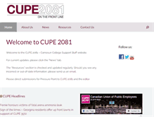 Tablet Screenshot of 2081.cupe.ca