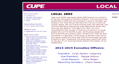Desktop Screenshot of 2692.cupe.ca