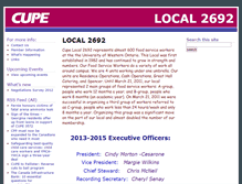 Tablet Screenshot of 2692.cupe.ca