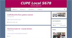 Desktop Screenshot of 5678.cupe.ca