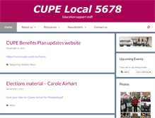 Tablet Screenshot of 5678.cupe.ca