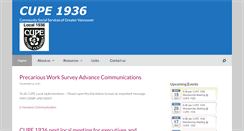 Desktop Screenshot of 1936.cupe.ca