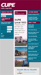 Mobile Screenshot of 1933.cupe.ca