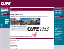 Tablet Screenshot of 1933.cupe.ca