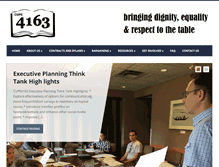 Tablet Screenshot of 4163.cupe.ca