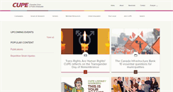 Desktop Screenshot of 2484.cupe.ca