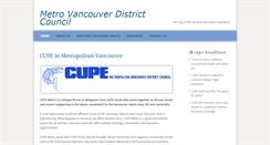 Desktop Screenshot of metro.cupe.ca