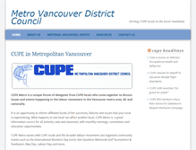 Tablet Screenshot of metro.cupe.ca