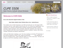 Tablet Screenshot of 5506.cupe.ca