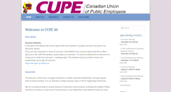 Desktop Screenshot of 46.cupe.ca