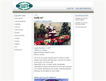 Tablet Screenshot of 387.cupe.ca