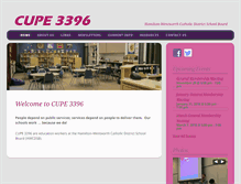 Tablet Screenshot of 3396.cupe.ca