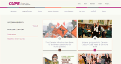 Desktop Screenshot of 1329.cupe.ca