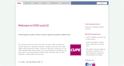 Desktop Screenshot of 12.cupe.ca