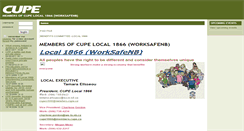 Desktop Screenshot of 1866.cupe.ca