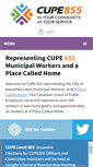 Mobile Screenshot of 855.cupe.ca