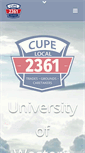 Mobile Screenshot of 2361.cupe.ca