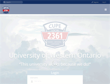 Tablet Screenshot of 2361.cupe.ca