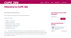 Desktop Screenshot of 386.cupe.ca