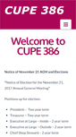 Mobile Screenshot of 386.cupe.ca