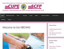 Tablet Screenshot of nbcnhu.cupe.ca