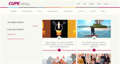 Desktop Screenshot of 3697.cupe.ca