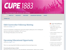 Tablet Screenshot of 1883.cupe.ca