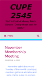 Mobile Screenshot of 2545.cupe.ca