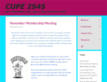 Tablet Screenshot of 2545.cupe.ca