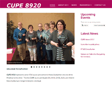 Tablet Screenshot of 2525.cupe.ca