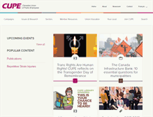 Tablet Screenshot of 2431.cupe.ca