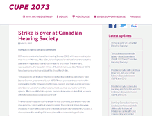 Tablet Screenshot of 2073.cupe.ca