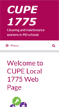 Mobile Screenshot of 1775.cupe.ca