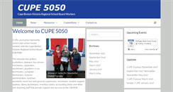 Desktop Screenshot of 5050.cupe.ca