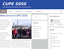 Tablet Screenshot of 5050.cupe.ca