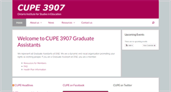 Desktop Screenshot of 3907.cupe.ca