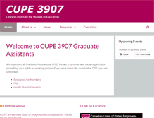 Tablet Screenshot of 3907.cupe.ca