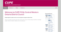 Desktop Screenshot of cwo.cupe.ca